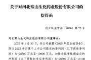 年度业绩预告失准，300255收监管函