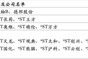 最新名单！这些公司锁定退市，多元化出清格局成形