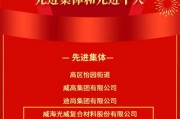 喜报！光威复材及子公司获评2025年度威海市推进高质量发展先进集体