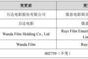 万达电影改名：4月20日起证券简称变更为“儒意电影”