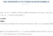 小康人寿：7%股权将生变