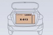便携式元征X-613无线3D智能四轮定位仪：便携可移动