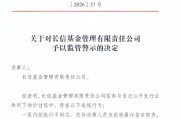 内控执行不到位、定价决策不审慎！长信基金因IPO网下询价违规，遭监管警示