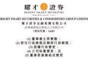 耀才证券：黄浩出任董事会主席，郑艳兰出任CEO
