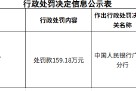 东风日产融资租赁有限公司被罚159.18万元：违反征信业务管理有关规定