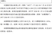 中国银行：完成发行300亿元减记型无固定期限资本债券