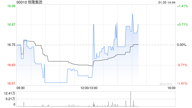 恒隆集团发布年度业绩 股东应占基本纯利上升3%至24.07亿港元