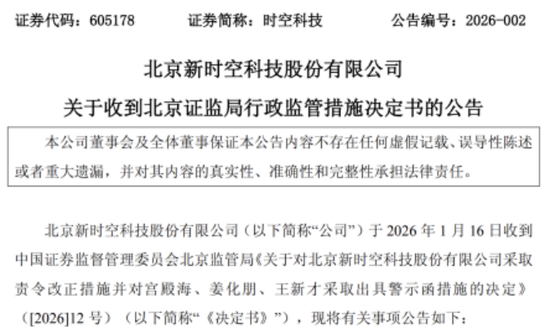 时空科技：亏损、减持、警示函三重围堵，跨界存储芯片前景不明