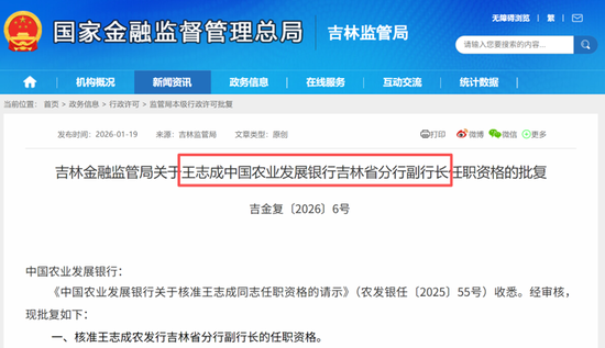 农发行中层调整 涉及多家省分行