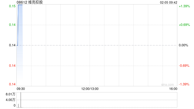 维亮控股：供股获认购不足约74.81%