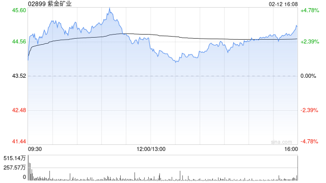 花旗：料投资者对紫金矿业三年量产指引担忧过度 升目标价至51.8港元