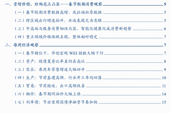 张瑜:量增价稳,结构亮点凸显——春节假期消费观察