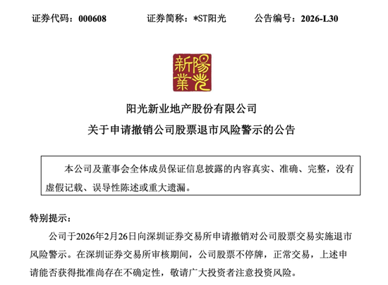 000608，申请“摘帽”