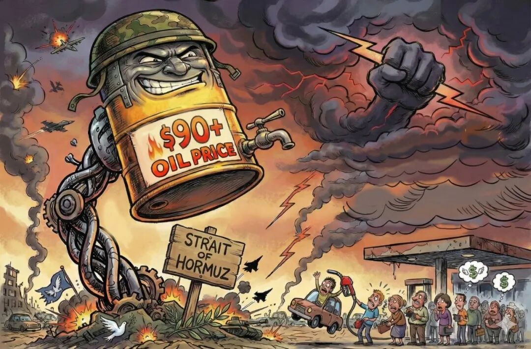 国金宏观：霍尔木兹休克，油价会到多少？ WTI原油100美元整数关口是重要心理阈值