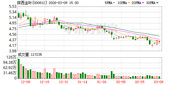 陕西金叶：截至本公告披露日，公司及控股子公司的实际担保余额为192762.31万元