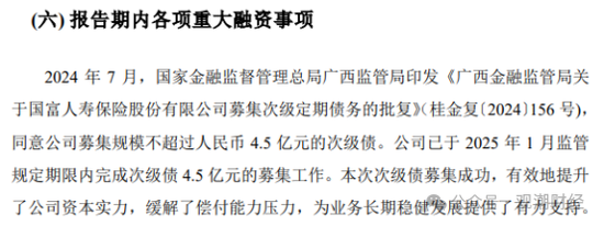 总助直升董事长！高管全员焕新、增资发债落地，盈利下隐忧浮现，国富人寿兵强马壮蓄势待发？