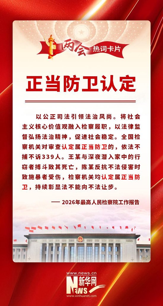 两会热词丨正当防卫认定