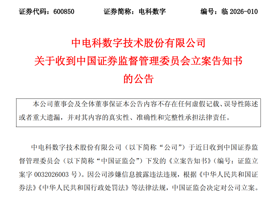 600850，突遭立案！