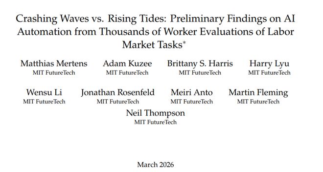 麻省理工:到2029年,AI足以胜任大部分基于文本的任务