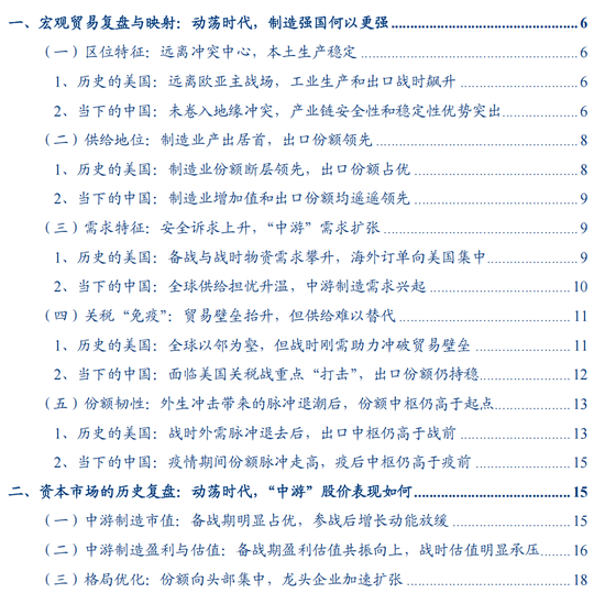 张瑜：从二战美国看变局下的“中游”突围——战略看多中游制造系列六