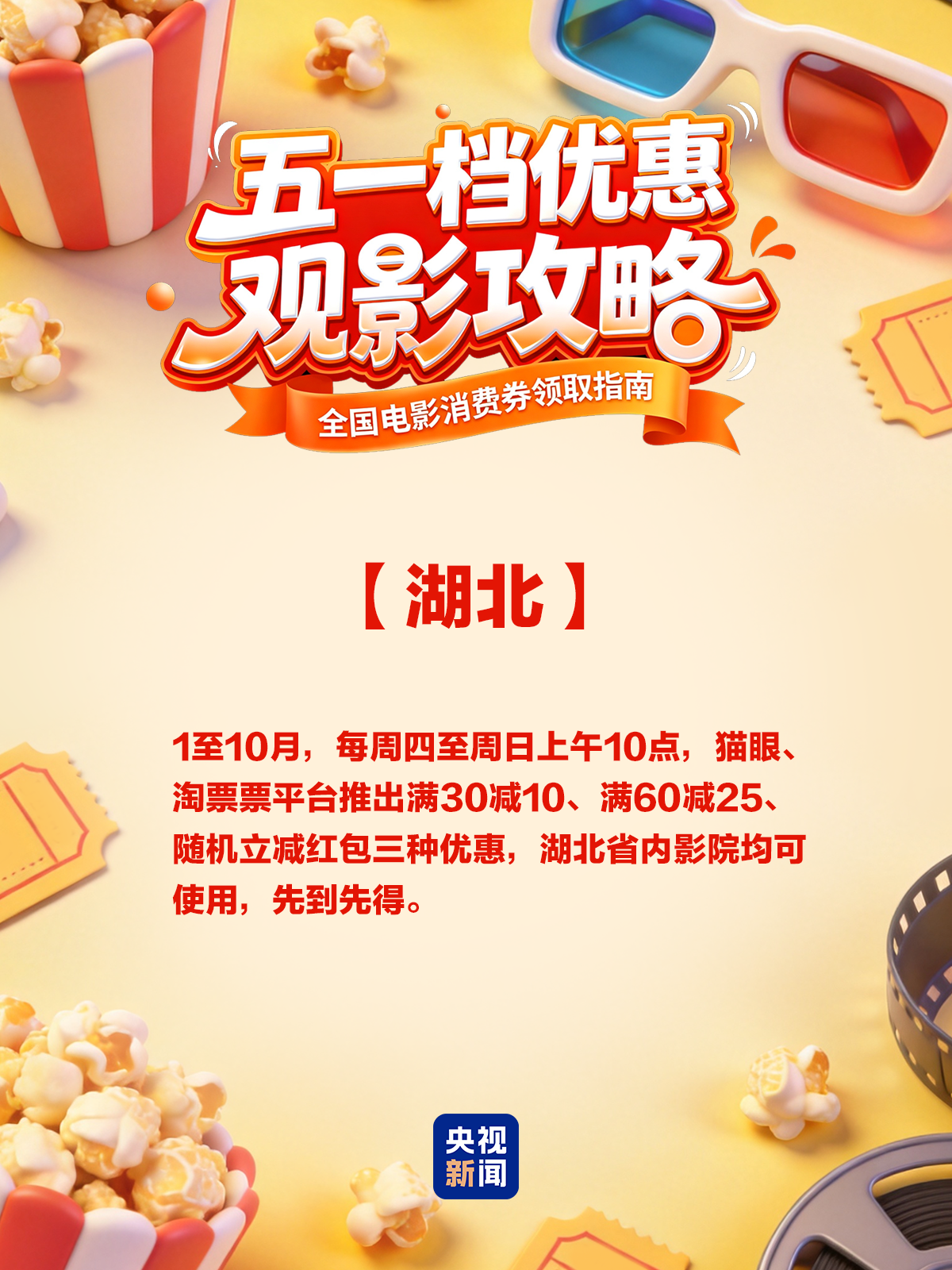 五一票房破4亿！各地电影消费券来了