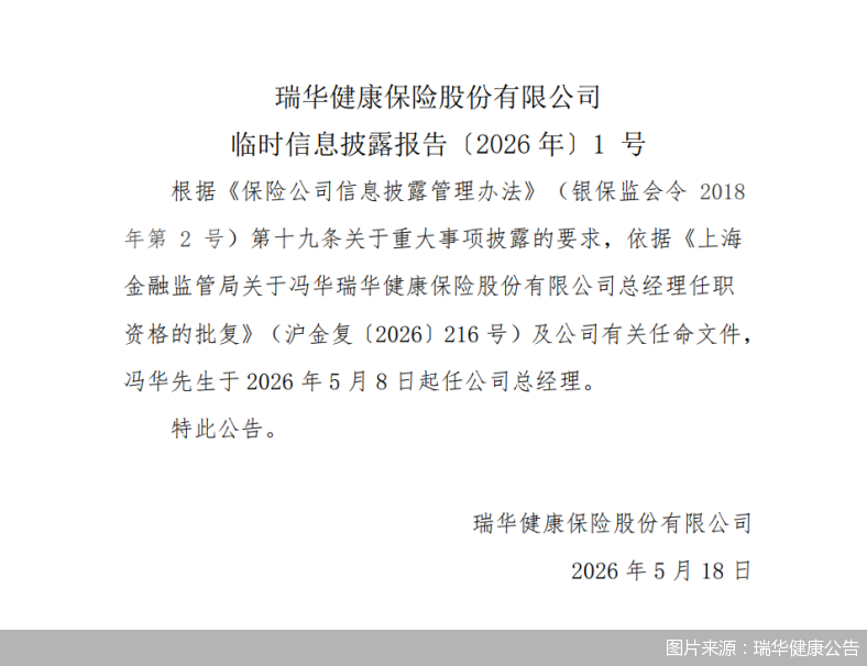 身处困局的瑞华健康，迎来大厂背景总经理