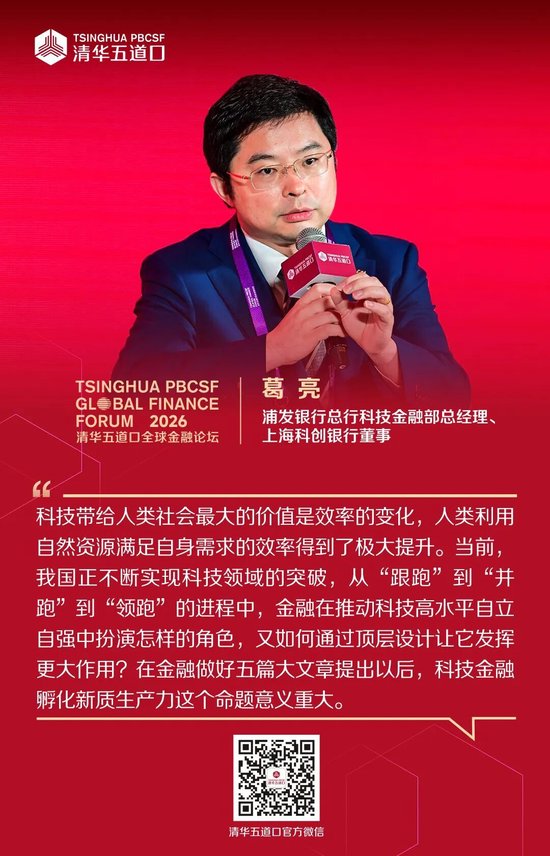 嘉宾观点④丨2026清华五道口全球金融论坛